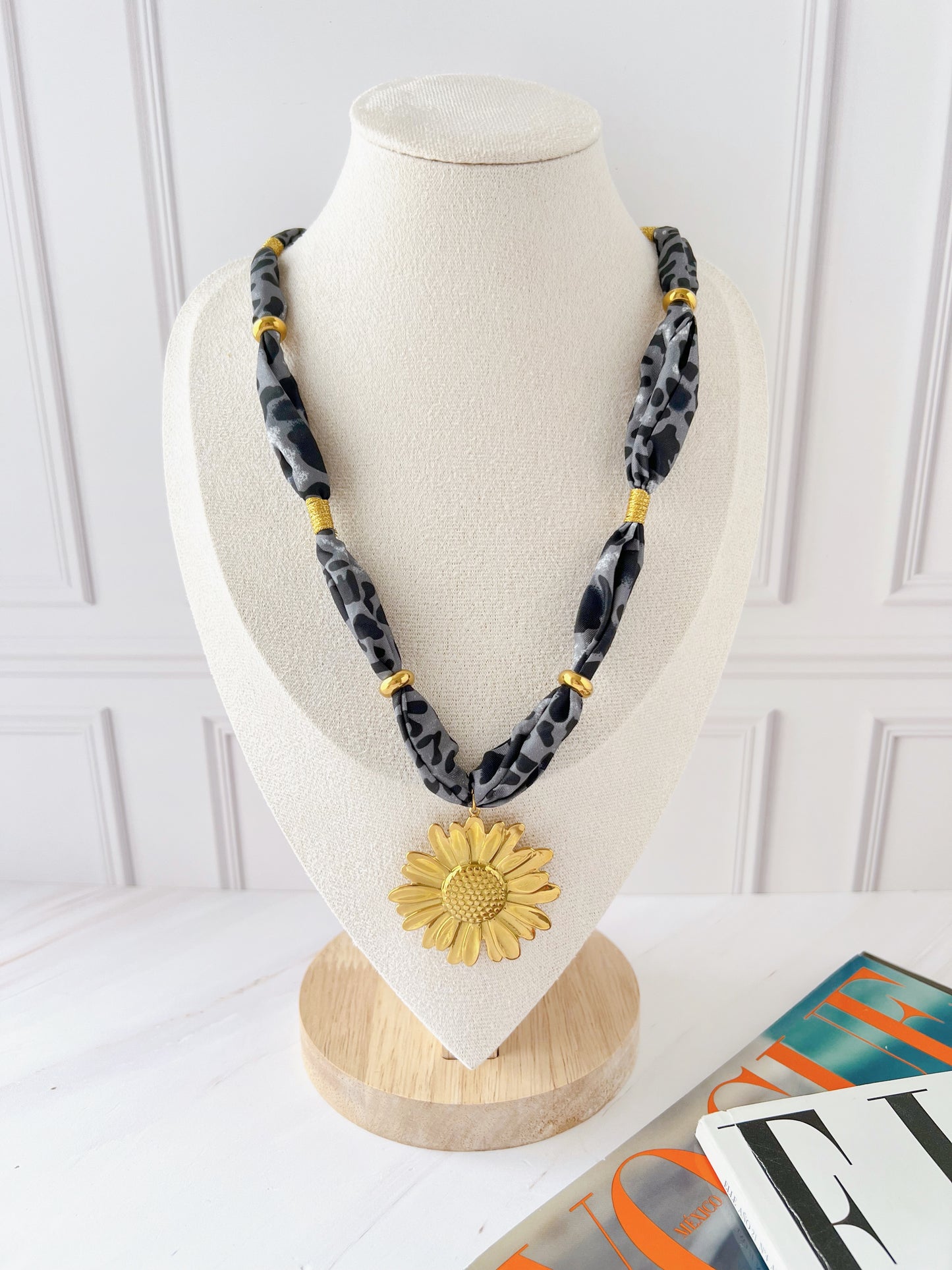 Collar Bandana Flor