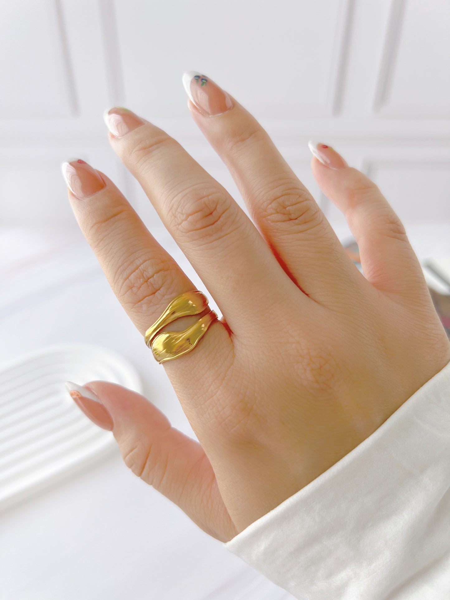 Anillo Doble Irregular