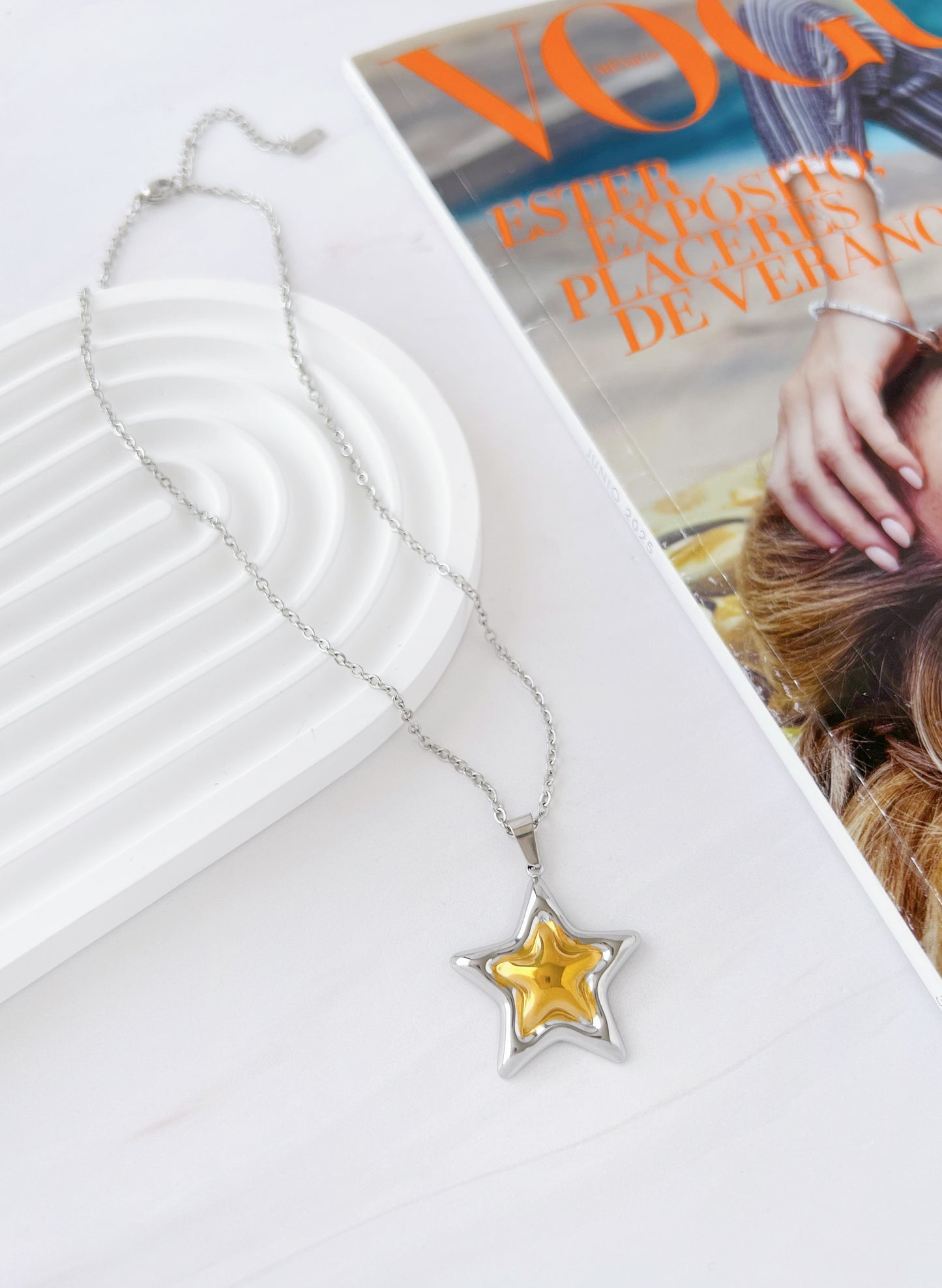 Collar Estrella Bicolor