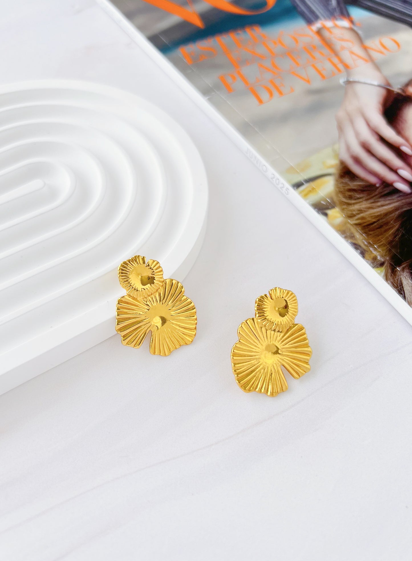 Aretes Abanico Chicos