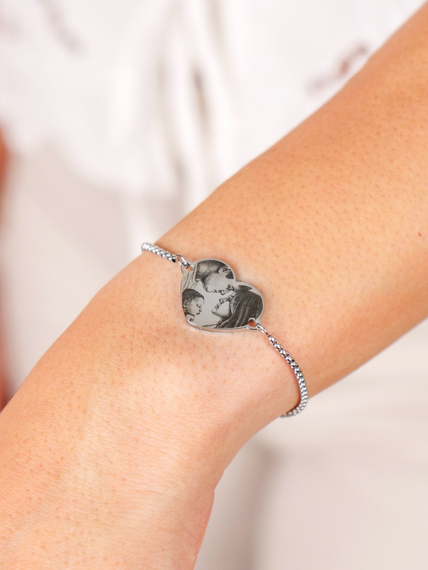 Pulsera Corazón Personalizada