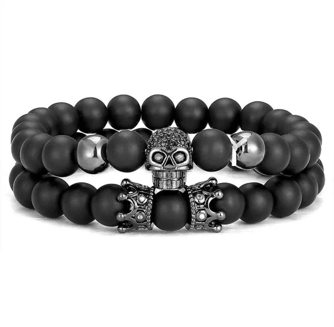 Set Pulseras Calavera