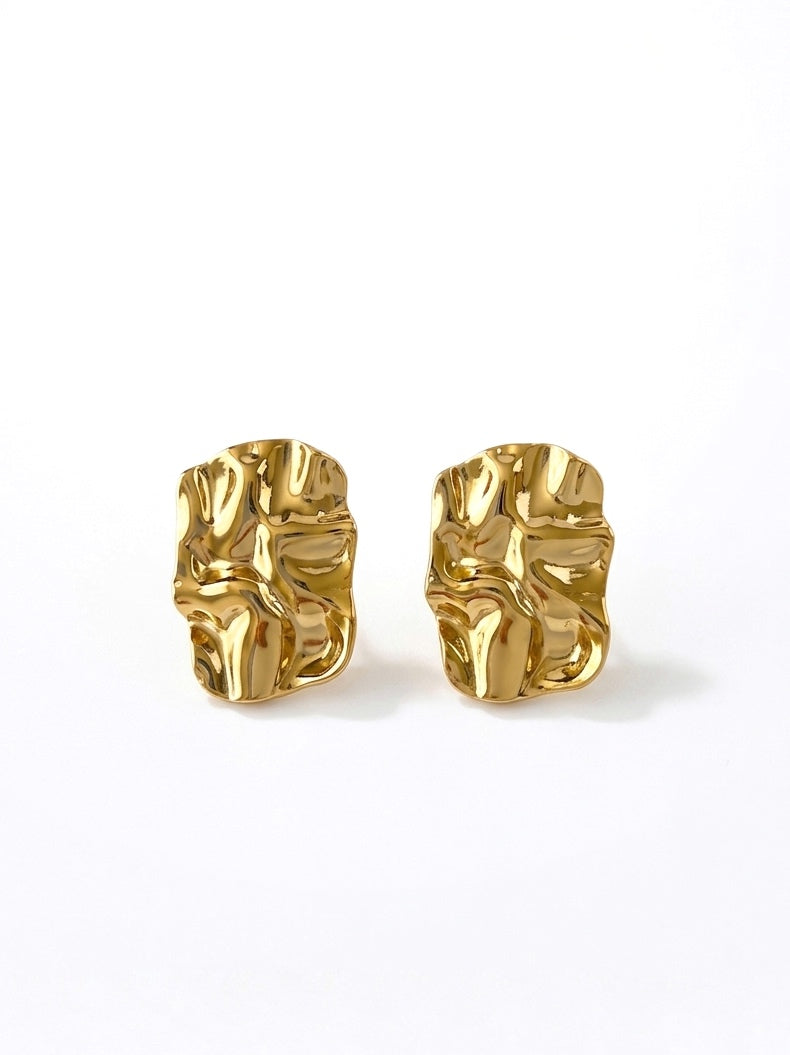 Aretes Irregulares con Textura
