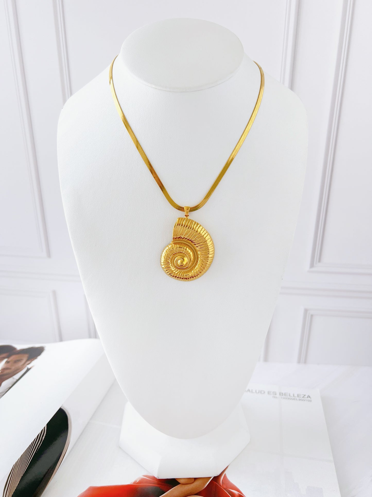 Collar Caracol Marino Chunky