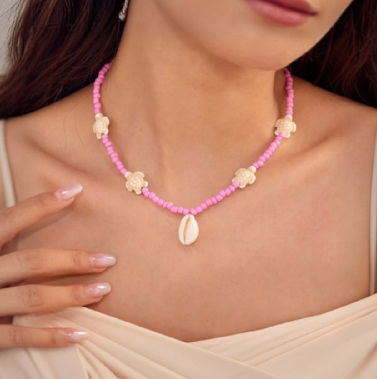 Collar Chaquira Marino