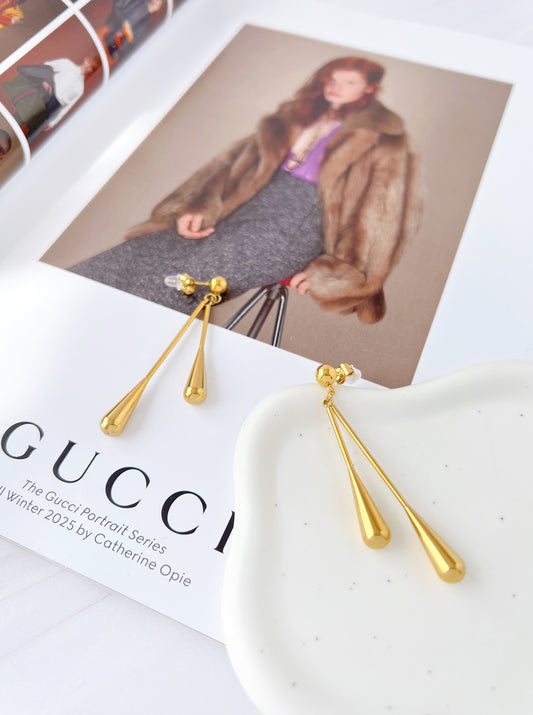 Aretes Gotas Colgantes