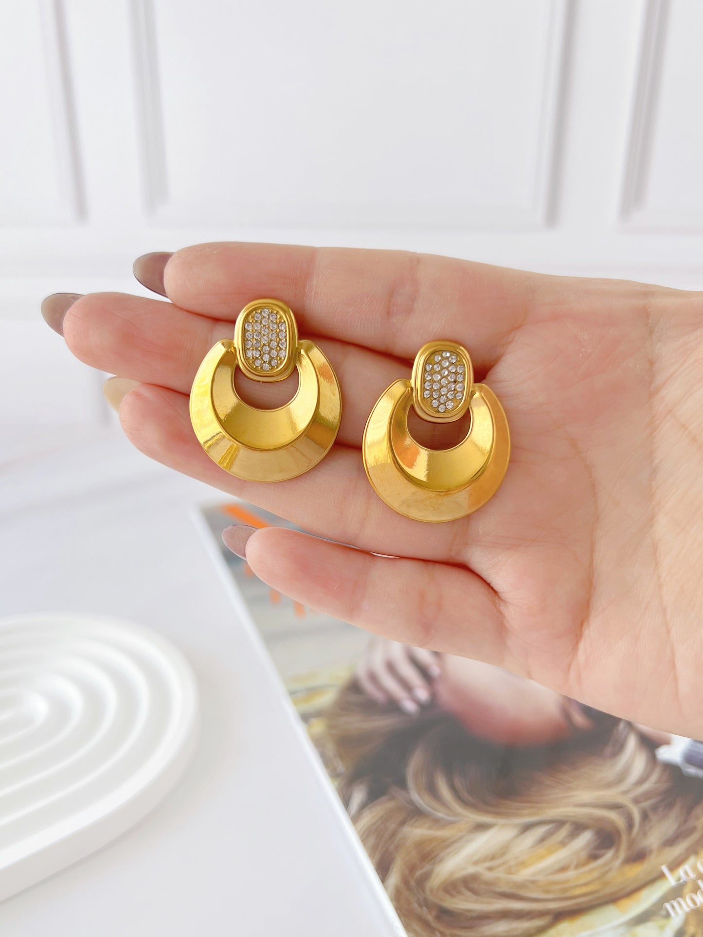 Aretes Clásicos Zirconia