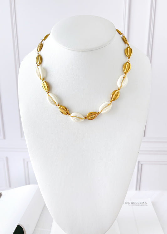 Collar Conchas Bicolor