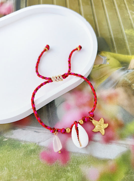 Pulsera de Hilo - Concha