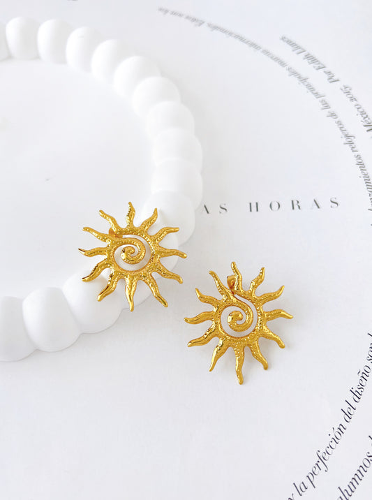 Aretes Sol Textura