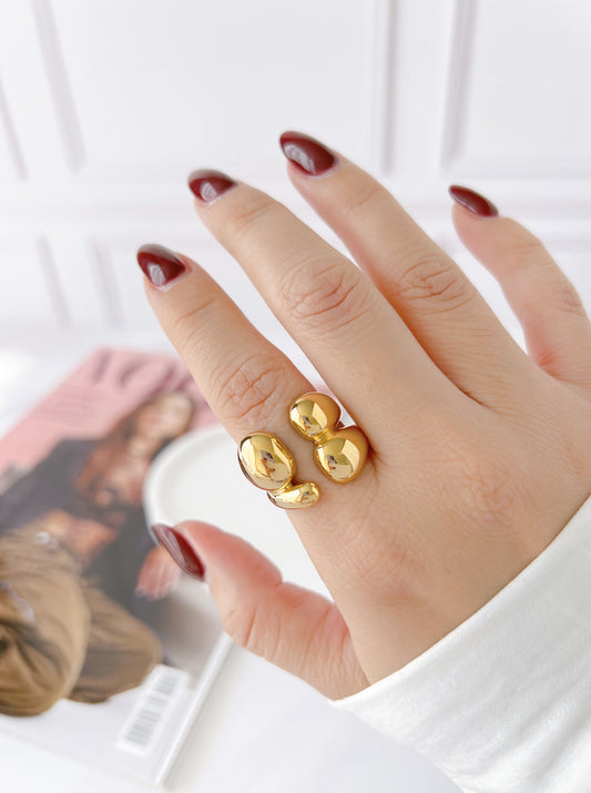 Anillo Doble Irregular