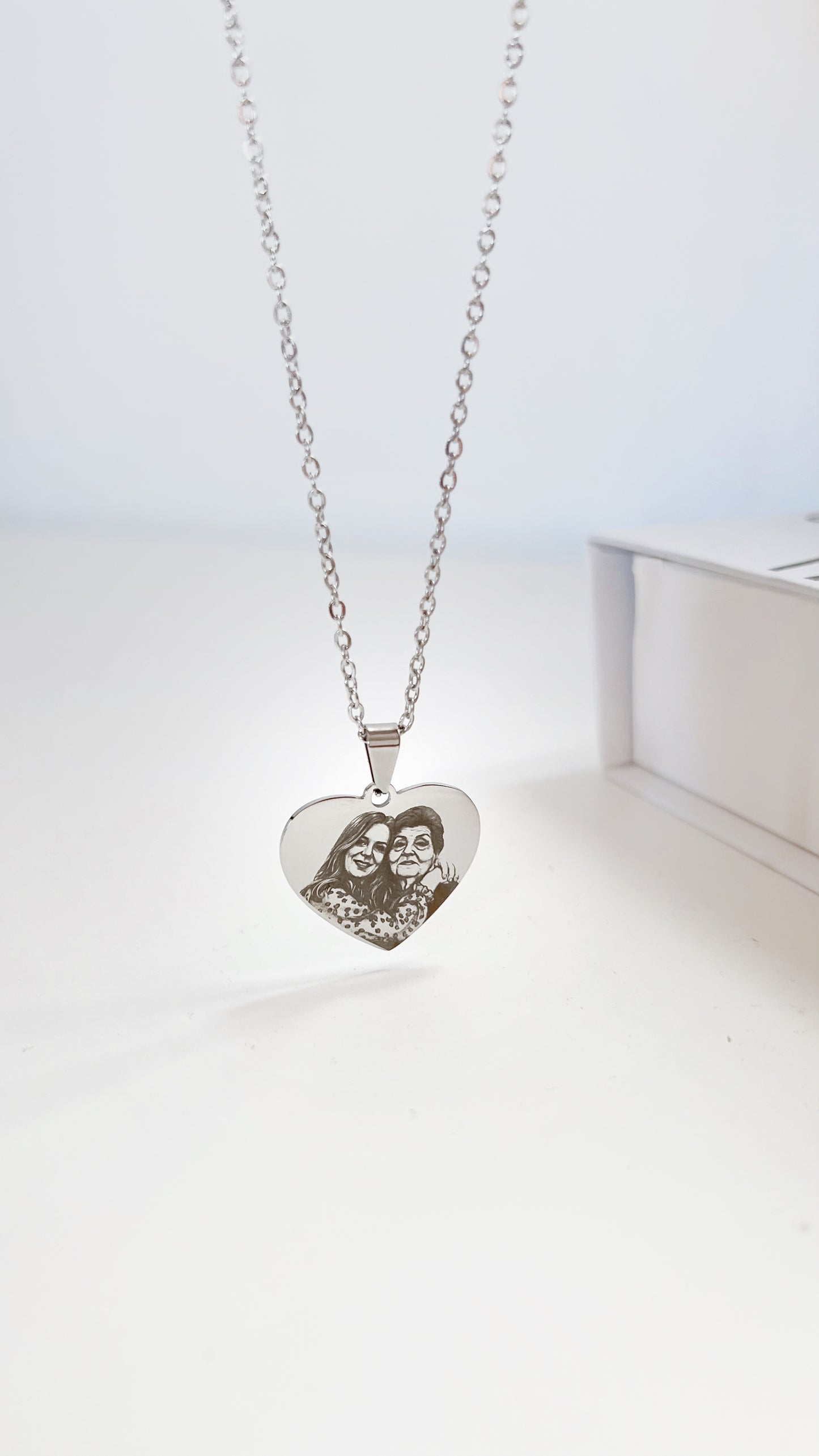 Collar Corazón Personalizado (imagen y/o texto)