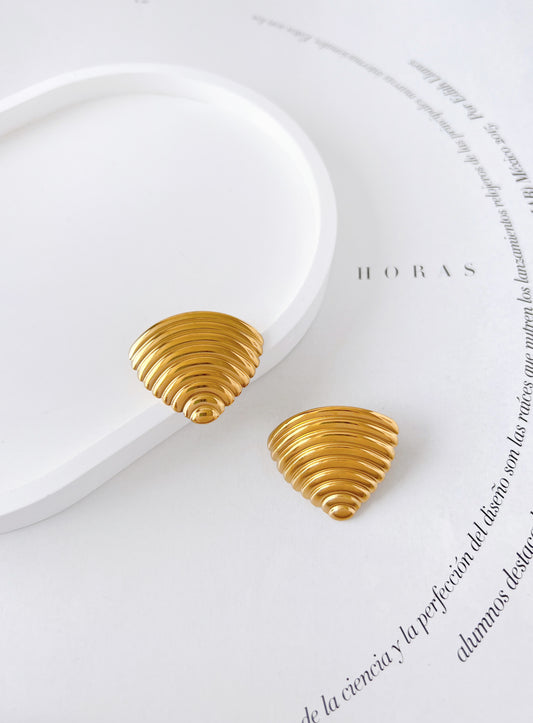 Aretes Triángulo Caracol