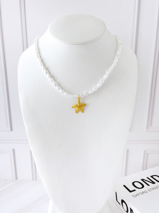 Collar Perlas Estrella de Mar