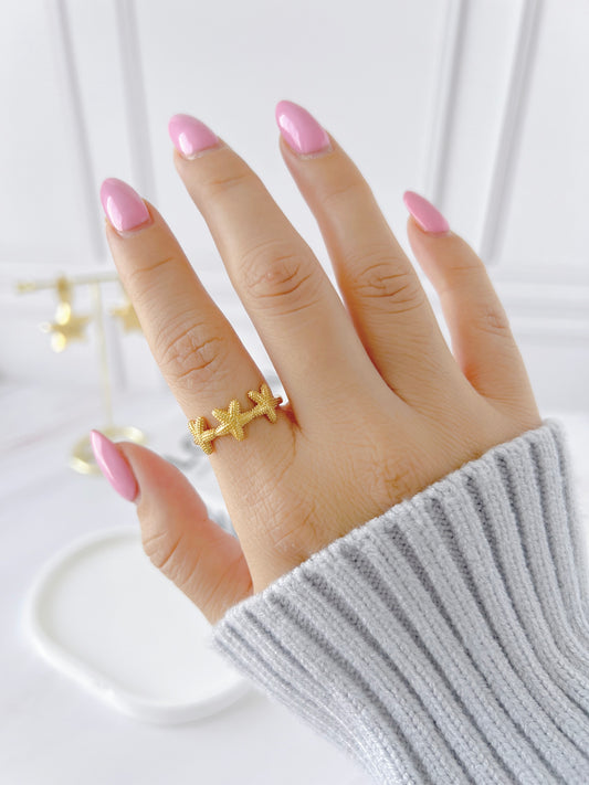 Anillo Estrellas de Mar