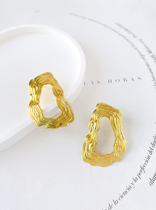 Aretes Mancha Súper Chunky