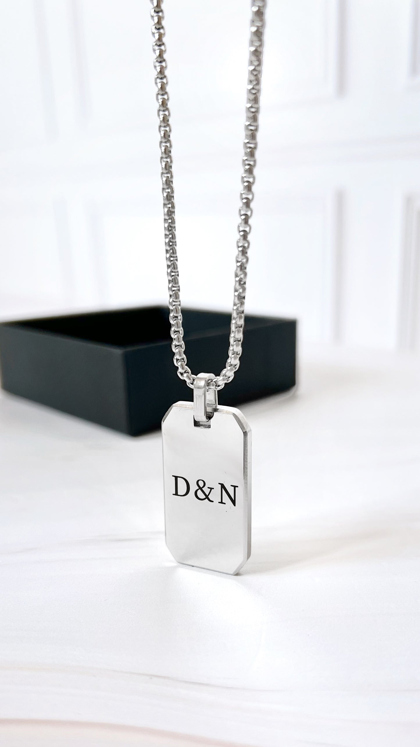 Collar Placa Militar Personalizado (imagen y/o texto)