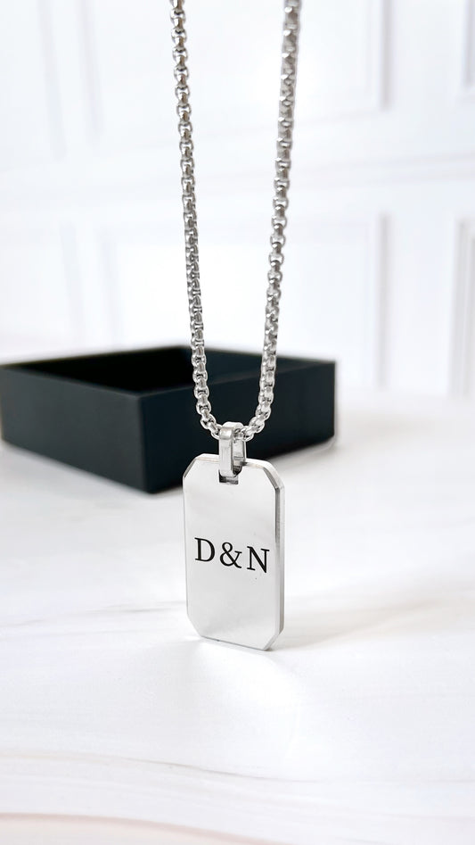 Collar Placa Militar Personalizado (imagen y/o texto)