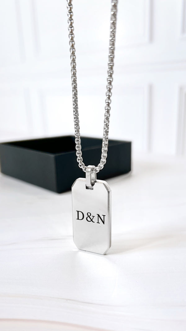 Collar Placa Militar Personalizado (imagen y/o texto)