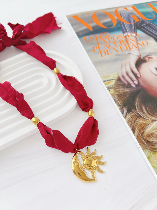 Collar Bandana Sol y Luna