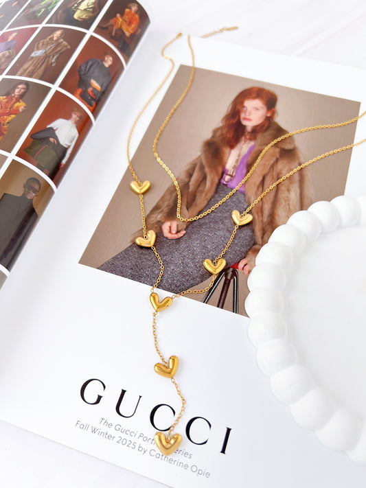 Collar Doble Corazones