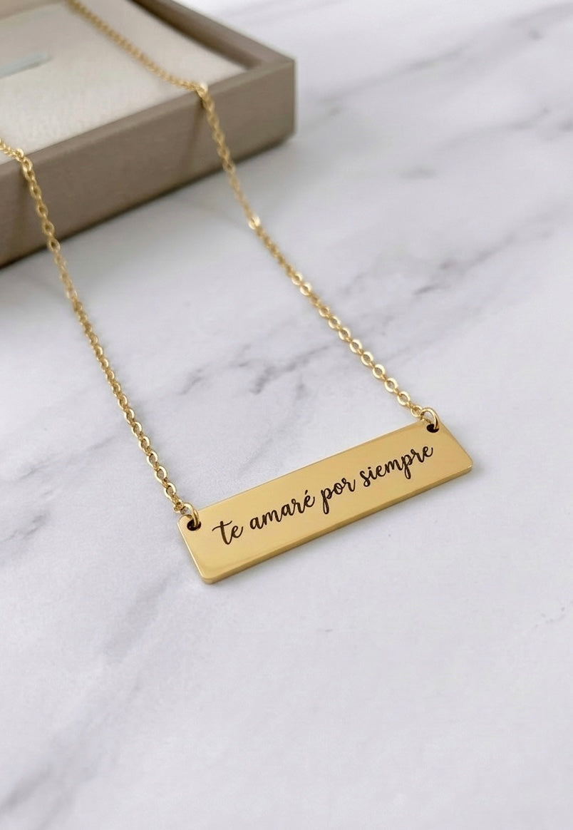 Collar Placa Personalizada