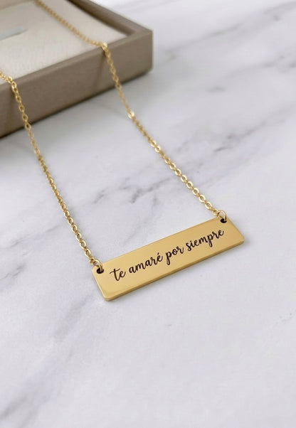 Collar Placa Personalizada
