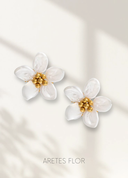 Aretes Flor