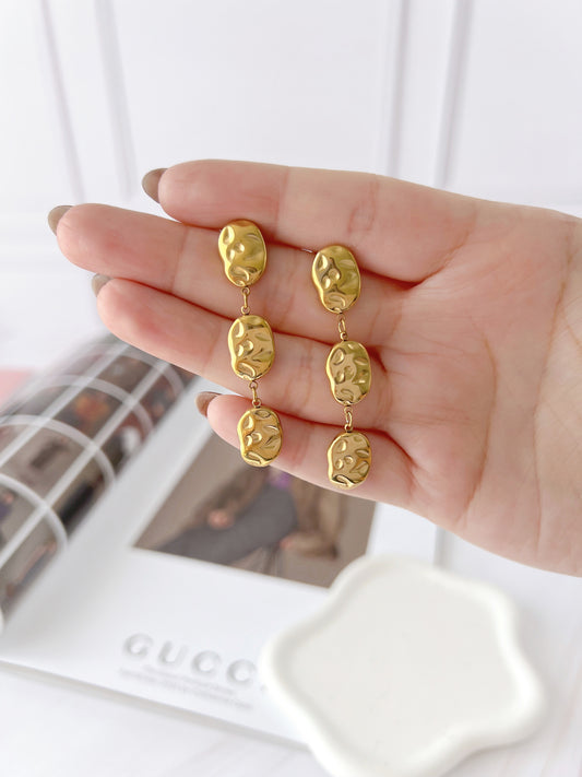 Aretes Colgantes Triples