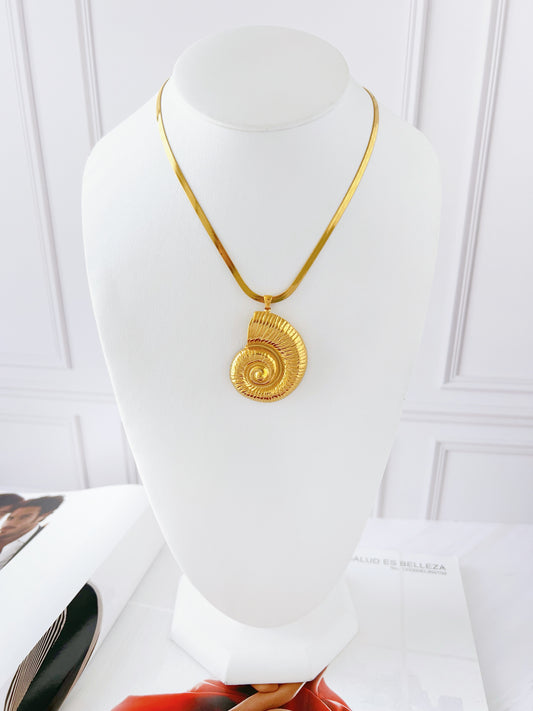 Collar Caracol Marino Chunky