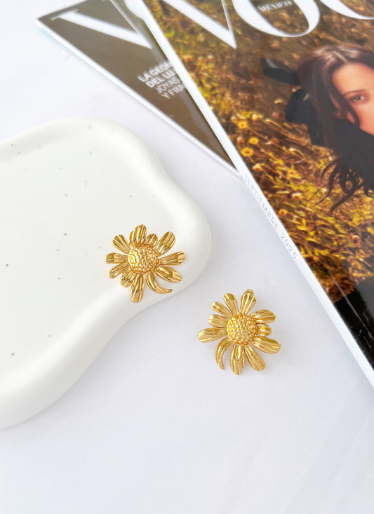 Aretes Girasol