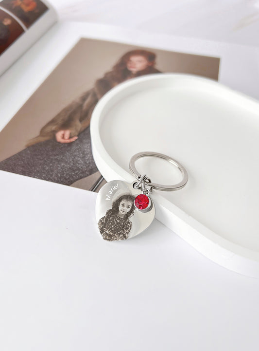 Llavero Corazón Personalizado (imagen y/o texto)