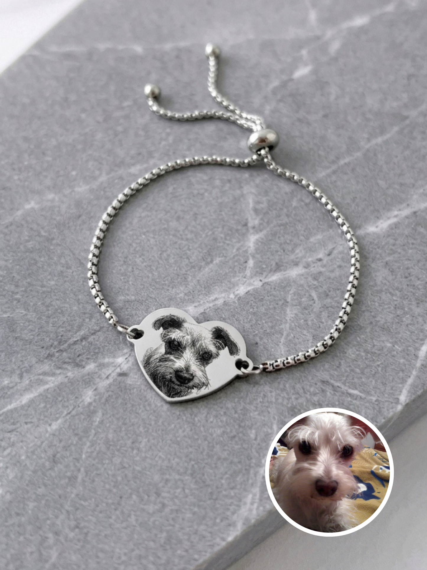 Pulsera Corazón Personalizada