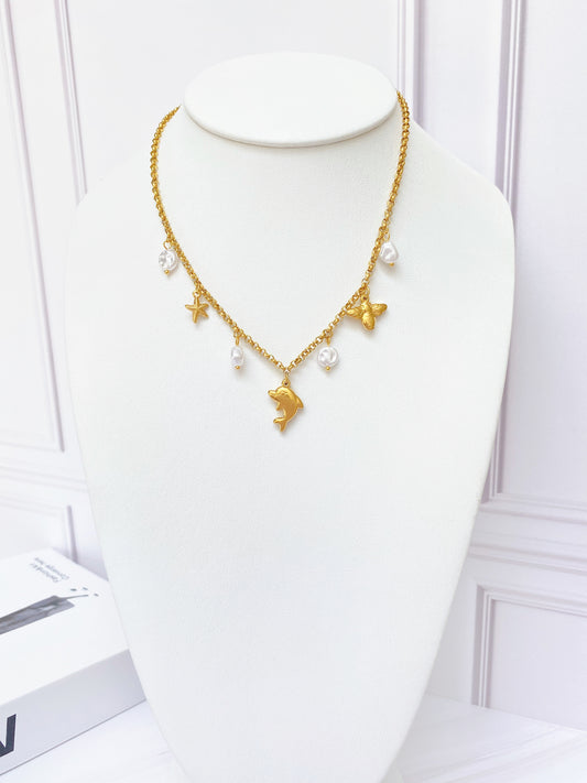 Collar Marino Perlas