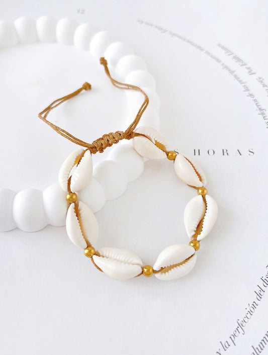 Tobillera Caracoles Marinos