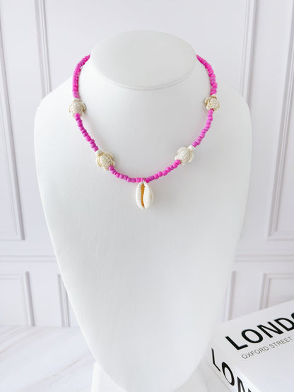 Collar Chaquira Marino