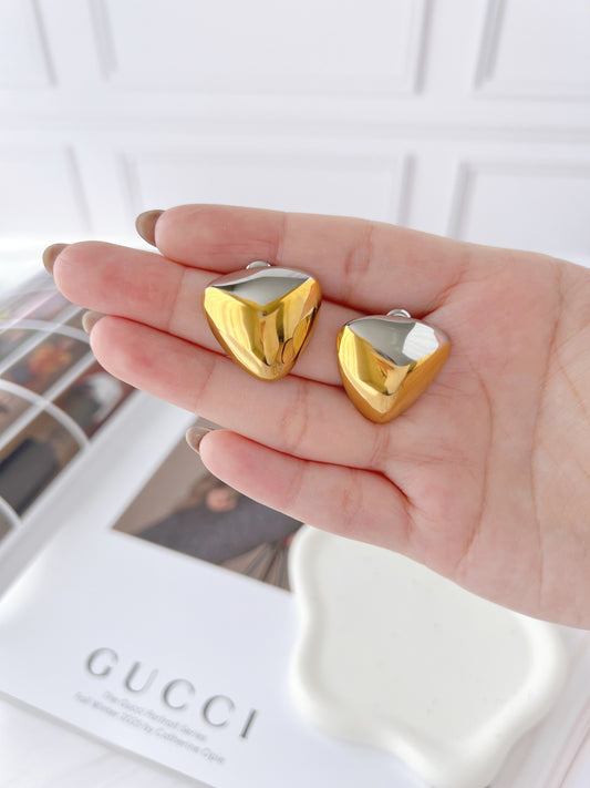 Aretes Triángulo Bicolor