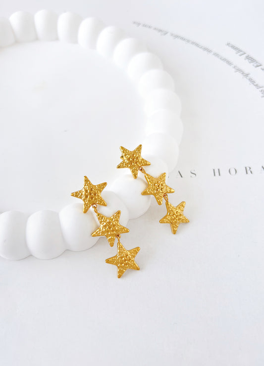 Aretes Estrella Triple
