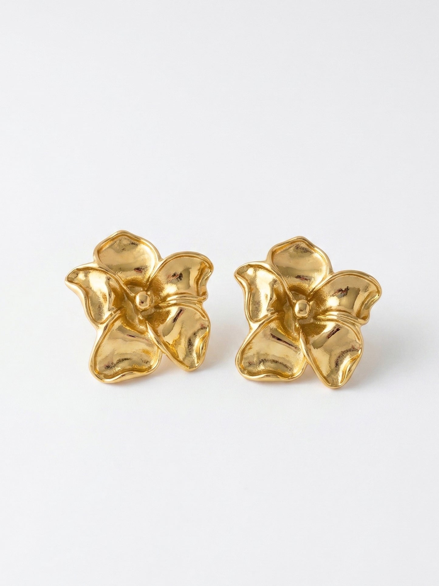 Aretes Flor Irregular