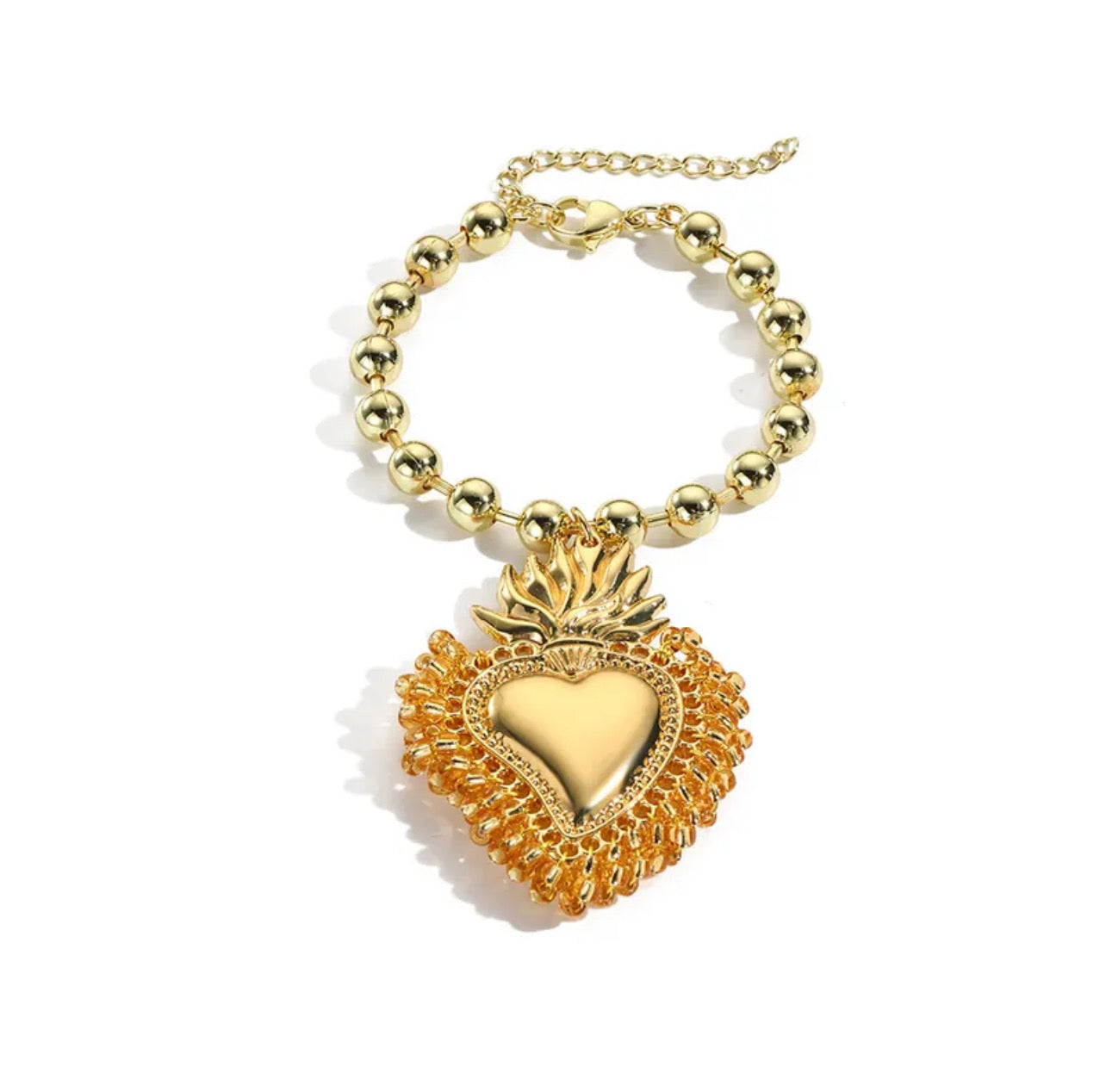 Pulsera Sagrado Corazón Chunky