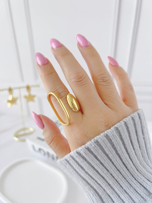 Anillo Óvalo Hueco
