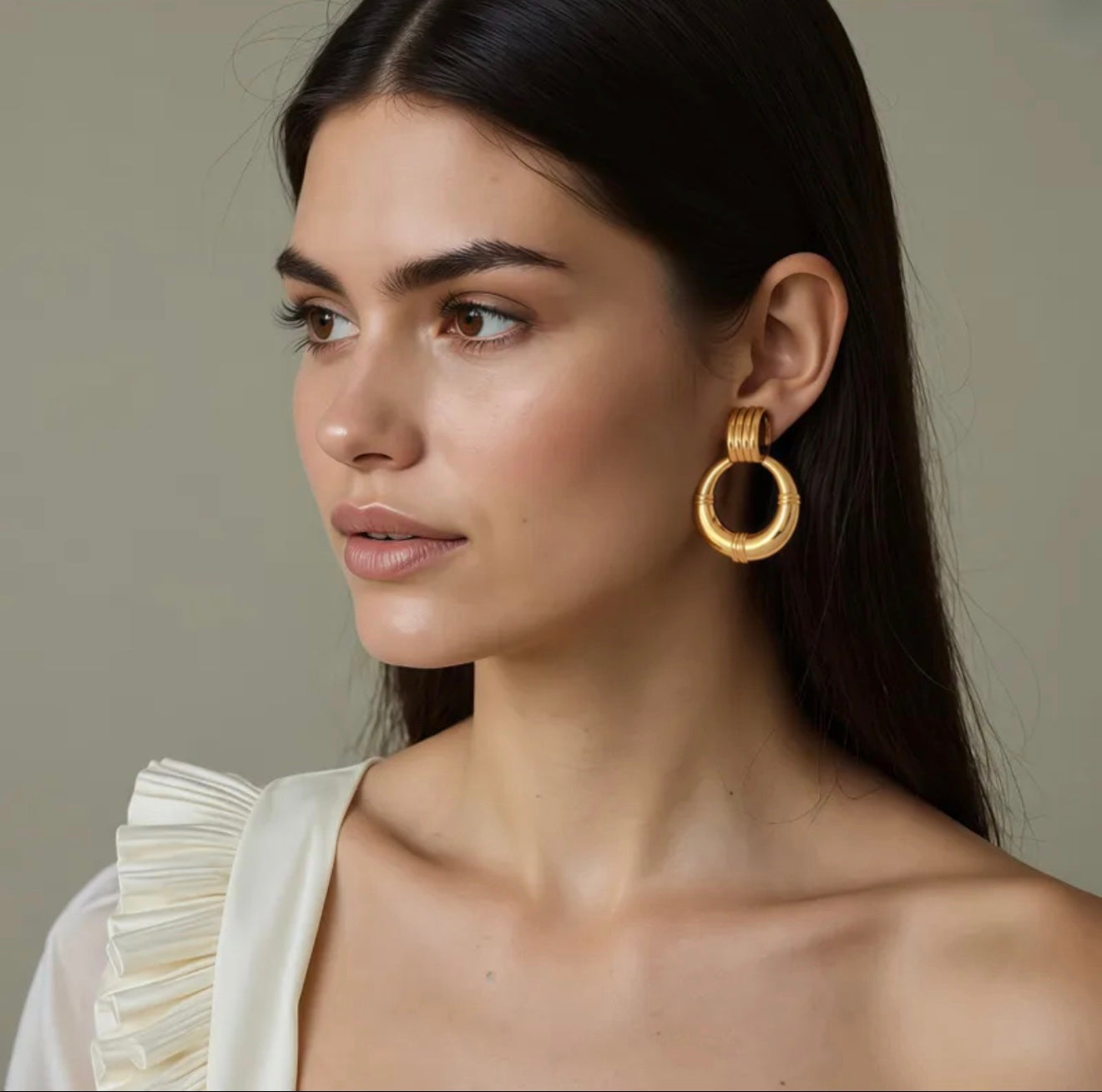 Aretes Clásicos Chunky