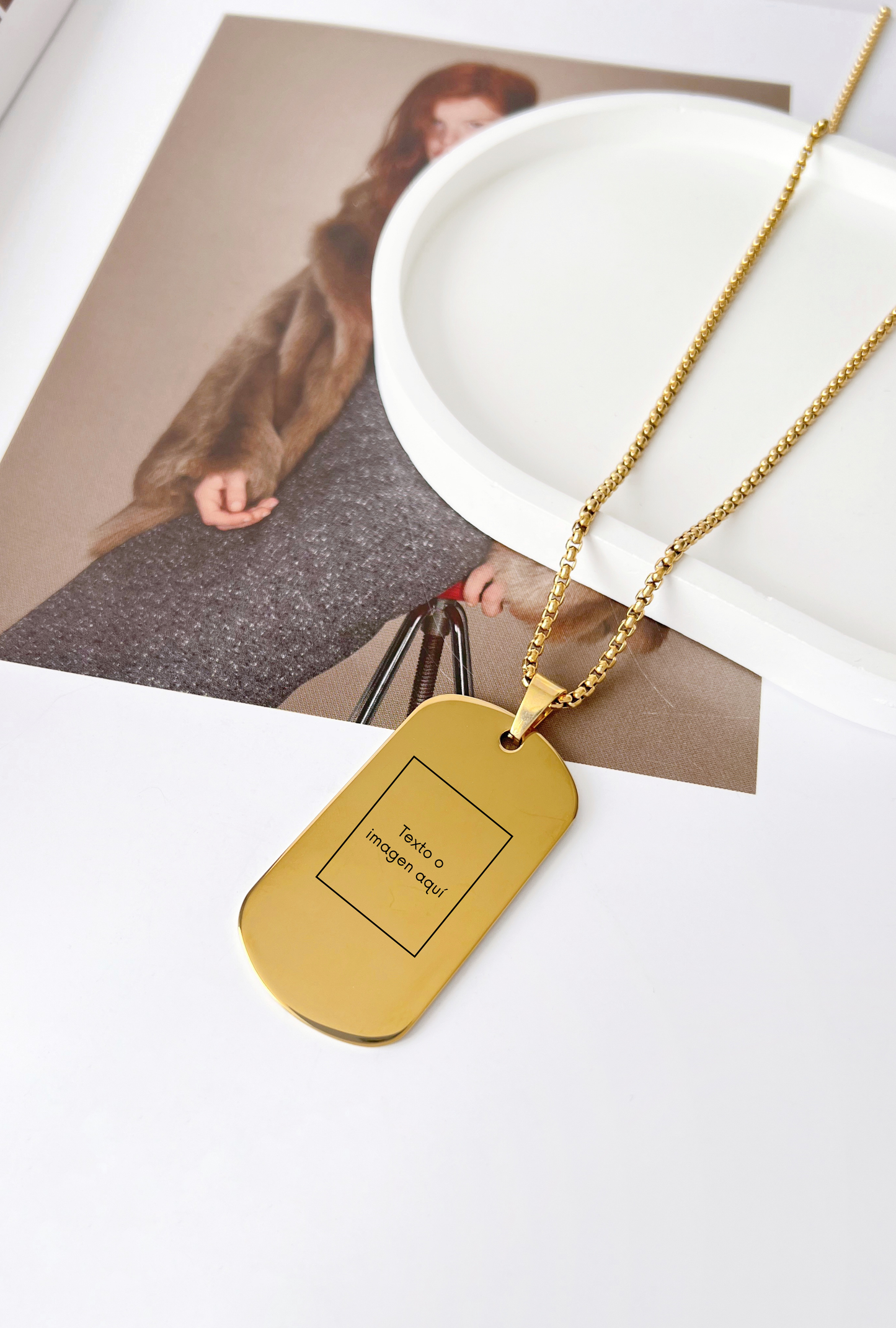 Collar Militar Personalizado (imagen y/o texto)