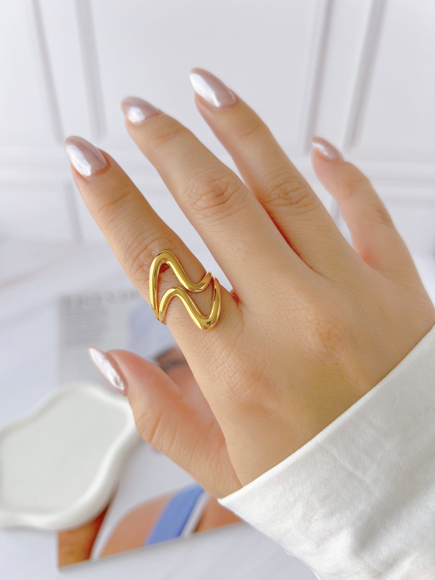 Anillo Zig Zag