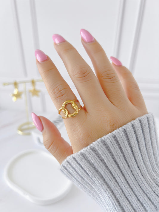 Anillo Círculo Trenzado