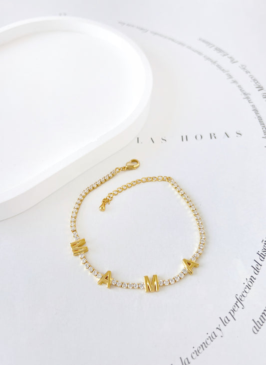 Pulsera Mamá Zirconias