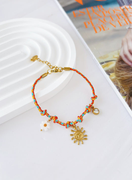Pulsera Hilo Varios Dijes