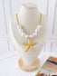 Collar Estrella de Mar con Perla