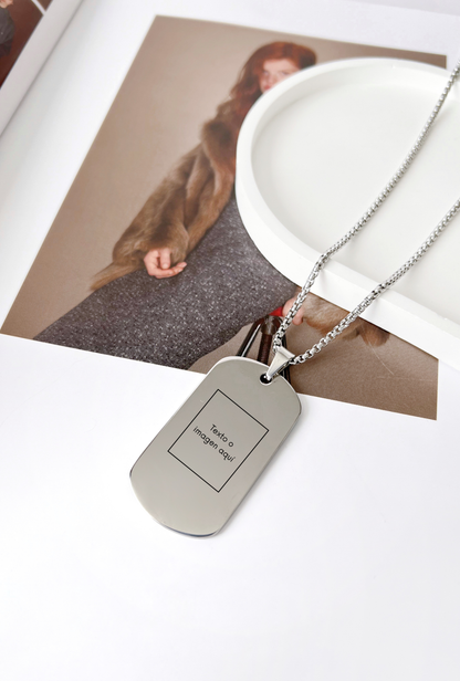 Collar Militar Personalizado (imagen y/o texto)