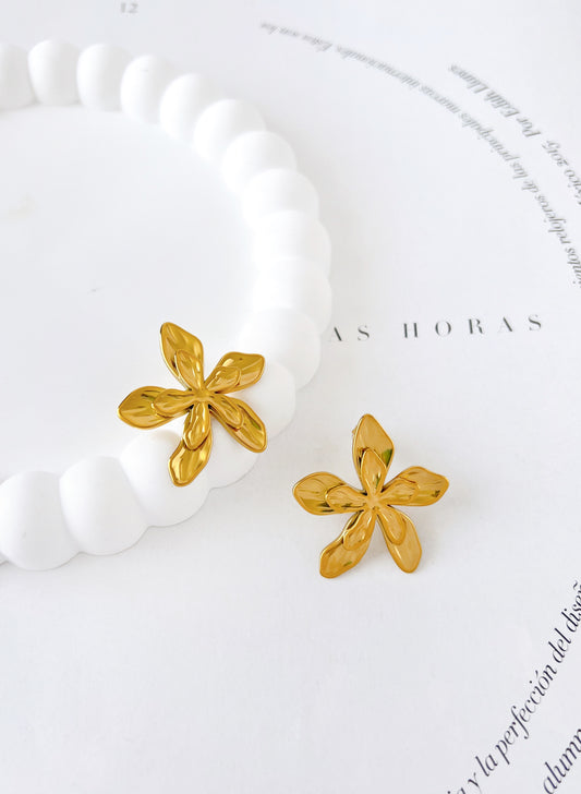 Aretes Doble Flor